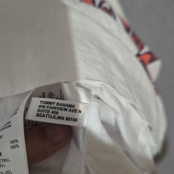 Tommy Bahama Women's Sleevless Lavatera Leis Linen Floral Print Dress Medium - Picture 5 of 9